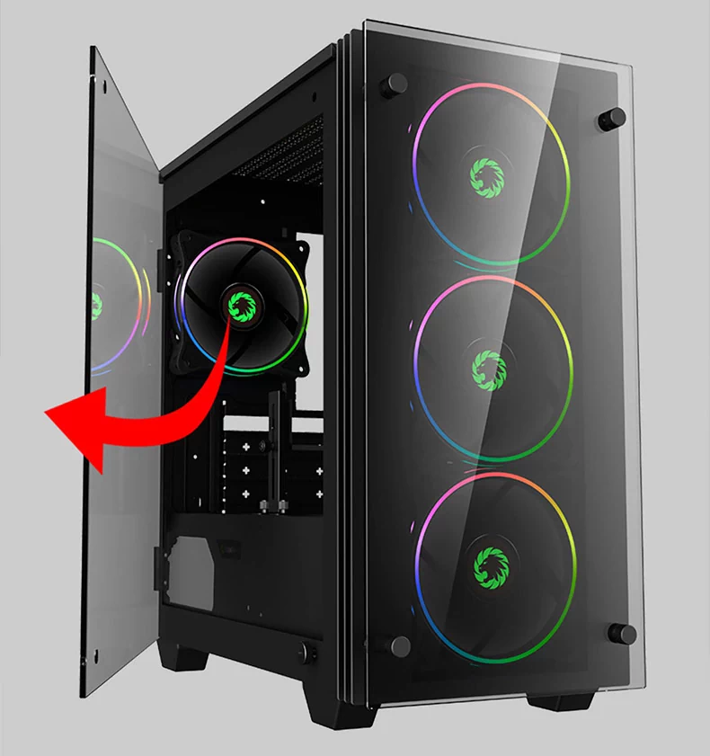 کیس کامپیوتر GAME MAX MINI STRATOS H609