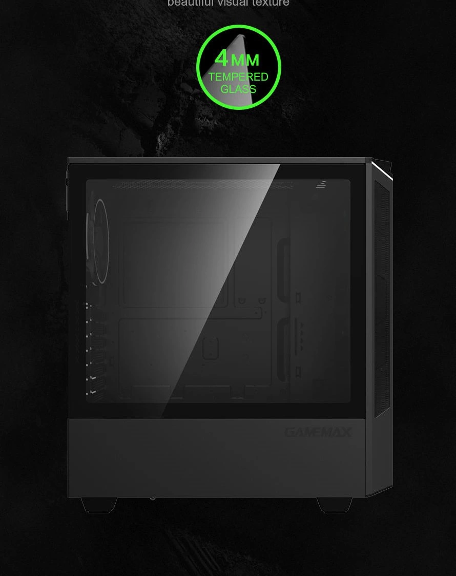 کیس کامپیوتر GAME MAX Paladin T801 رنگ مشکی