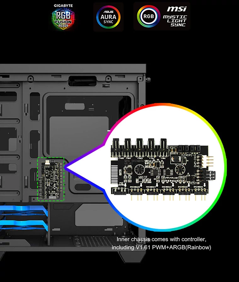 کیس کامپیوتر GAME MAX MINI STRATOS H609