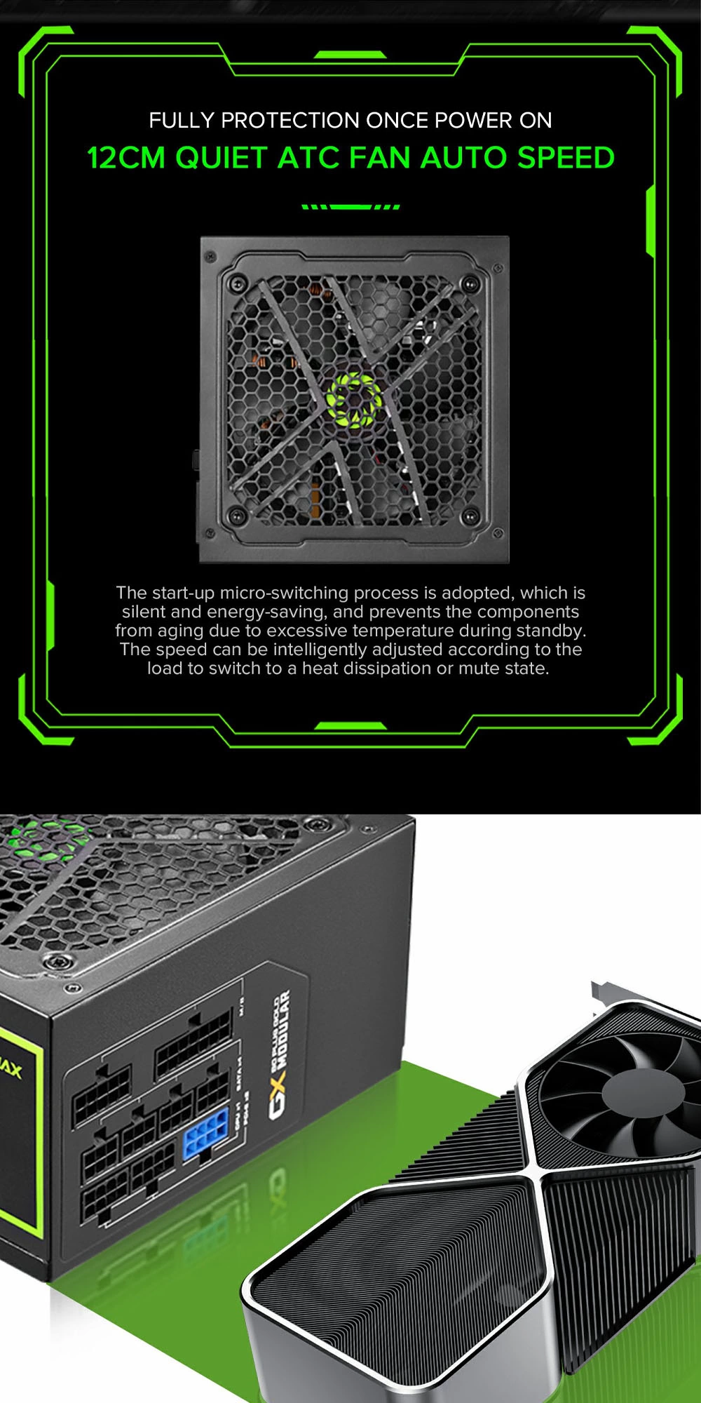 پاور - منبع تغذیه کامپیوتر GameMax GX 850