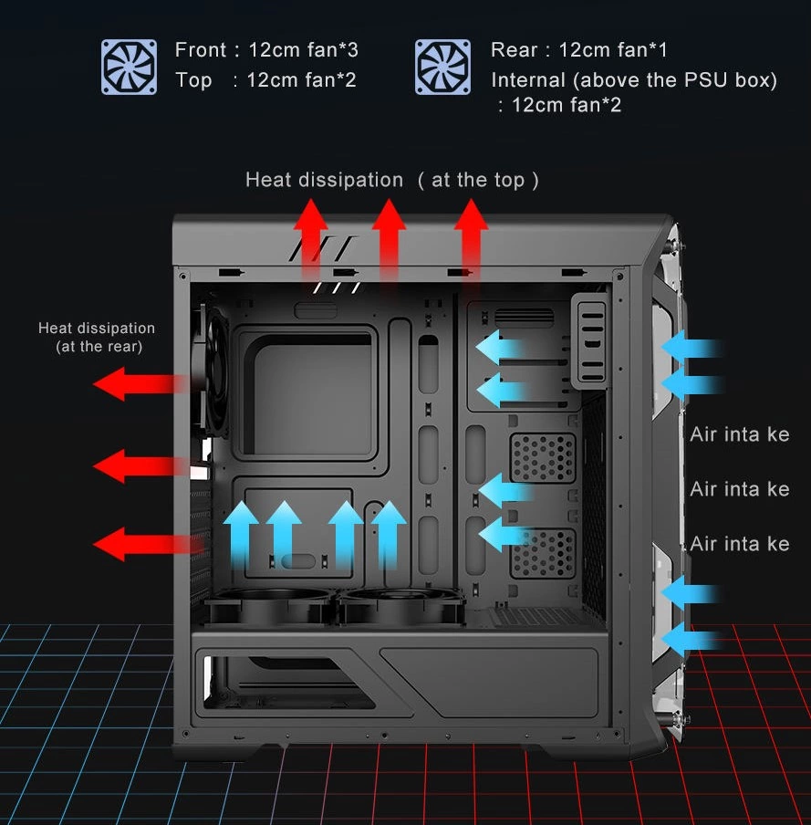 کیس کامپیوتر GAME MAX Optical G510