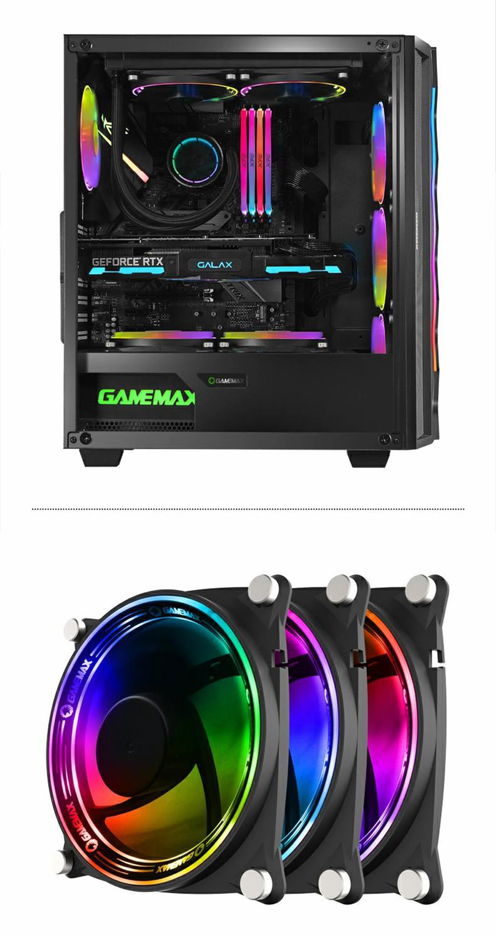 فن کیس گیم مکس Gamemax RB-300