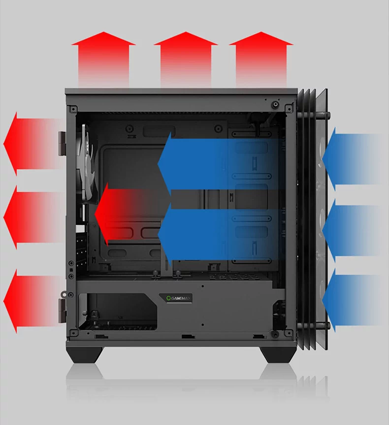 کیس کامپیوتر GAME MAX MINI STRATOS H609