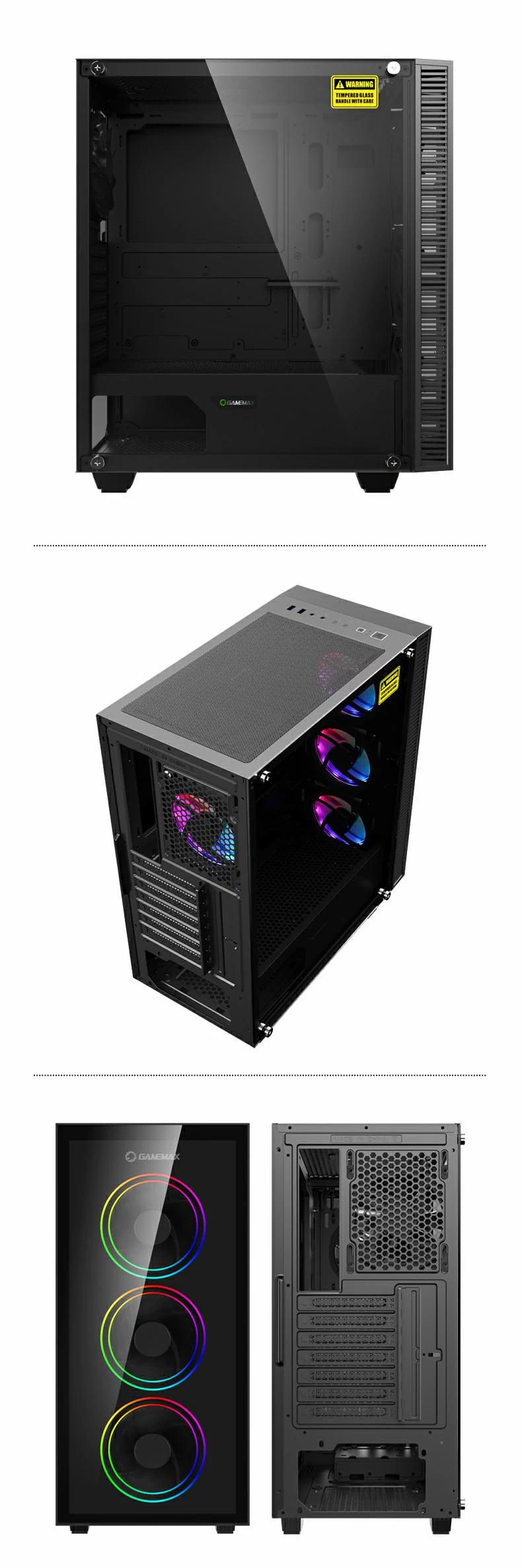 کیس کامپیوتر GAME MAX Draco XD