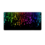 ماوس پد مخصوص بازی طرح Rainbow Drip