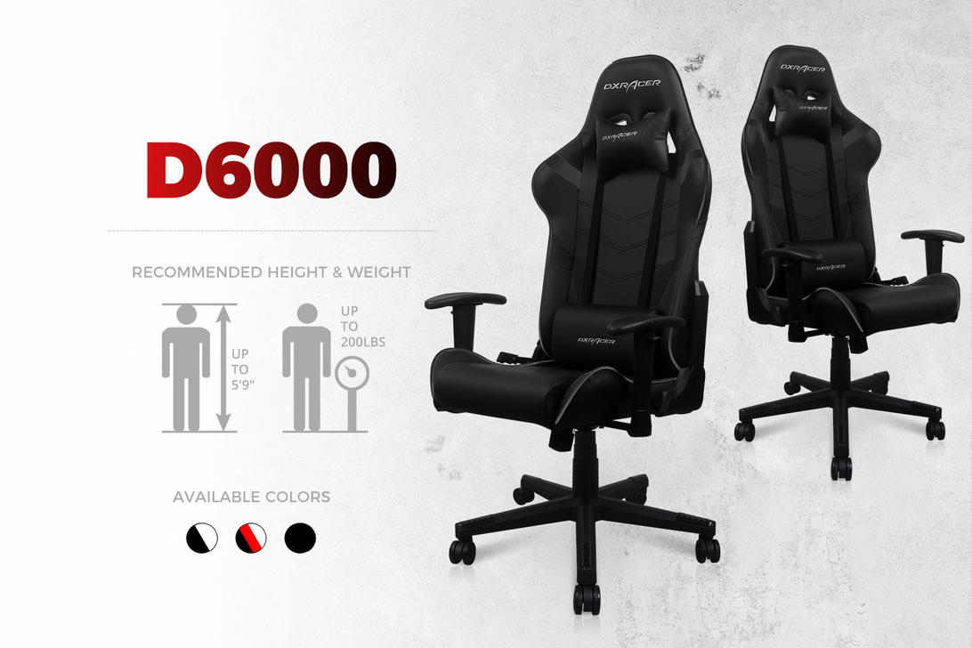صندلی گیمینگ دی ایکس ریسر DXRacer GC-G001-N مشکی یکدست