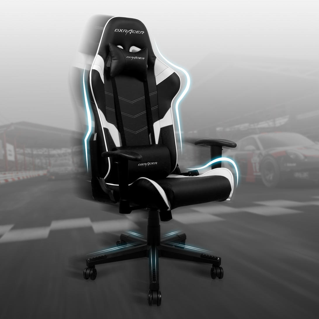 صندلی گیمینگ دی ایکس ریسر سری P مدل DXRacer GC-P188-NW مشکی سفید