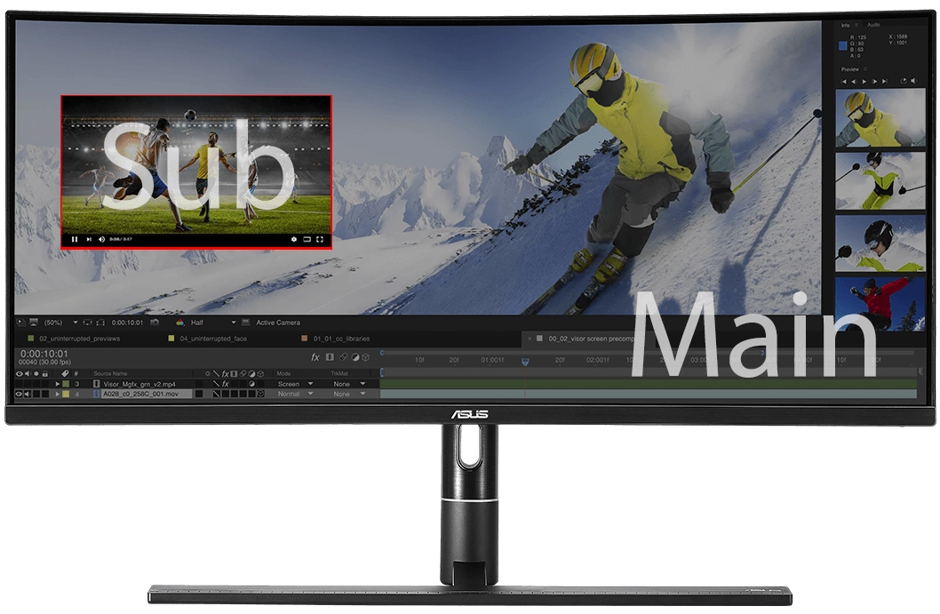 مانیتور ایسوس ASUS ProArt Display PA34VC مانیتور ایسوس ASUS ProArt Display PA34VC