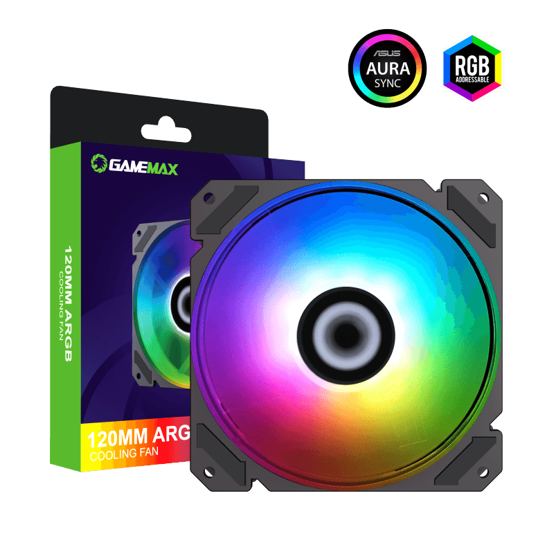 فن کیس گیم مکس Gamemax FN 12Rainbow C9