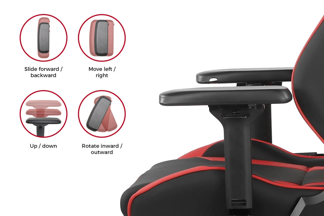 صندلی گیمینگ دی ایکس ریسر سری G 2021 مدل DXRacer GC-G001-NR مشکی قرمز