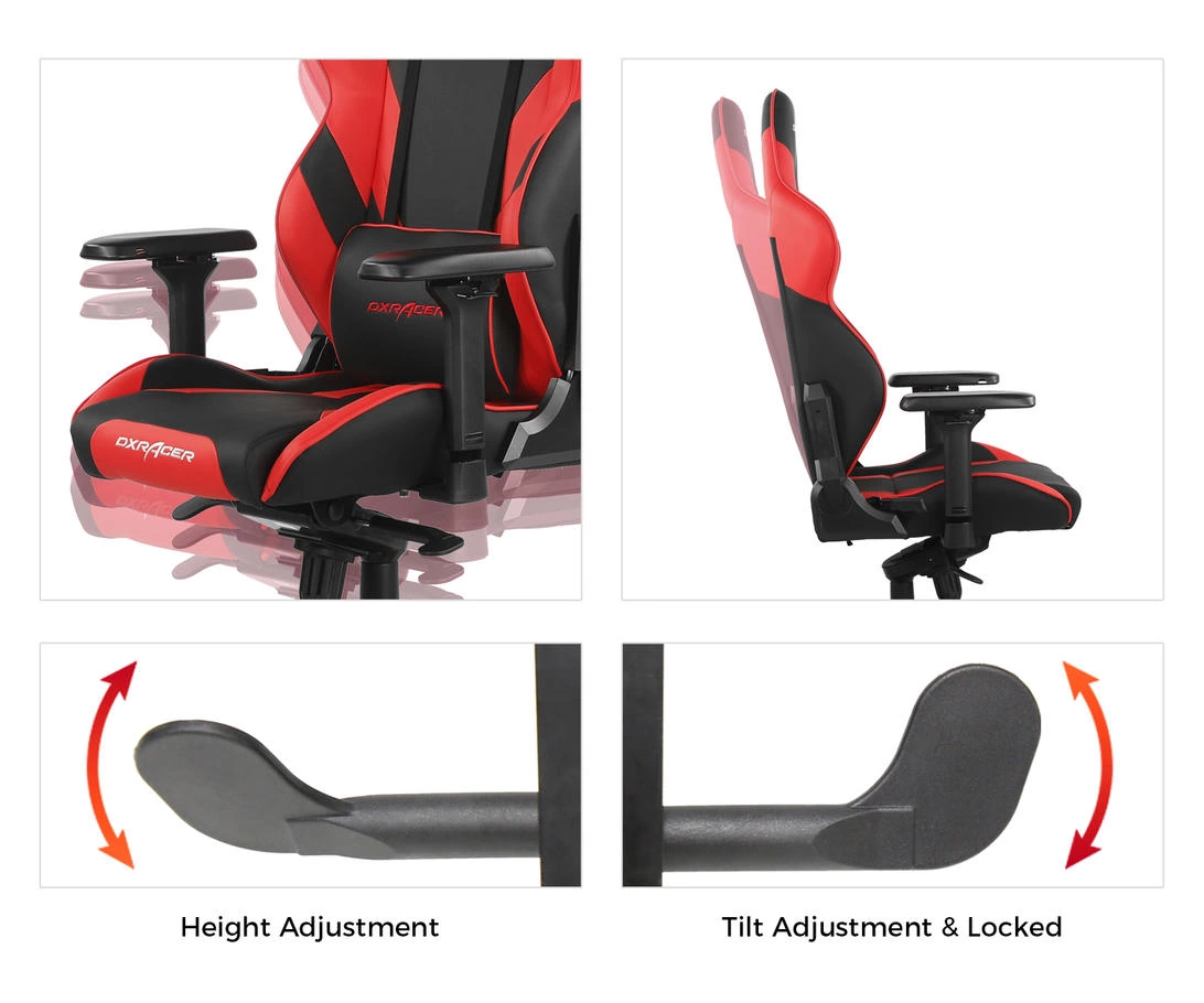 صندلی گیمینگ دی ایکس ریسر سری G 2021 مدل DXRacer GC-G001-NR مشکی قرمز