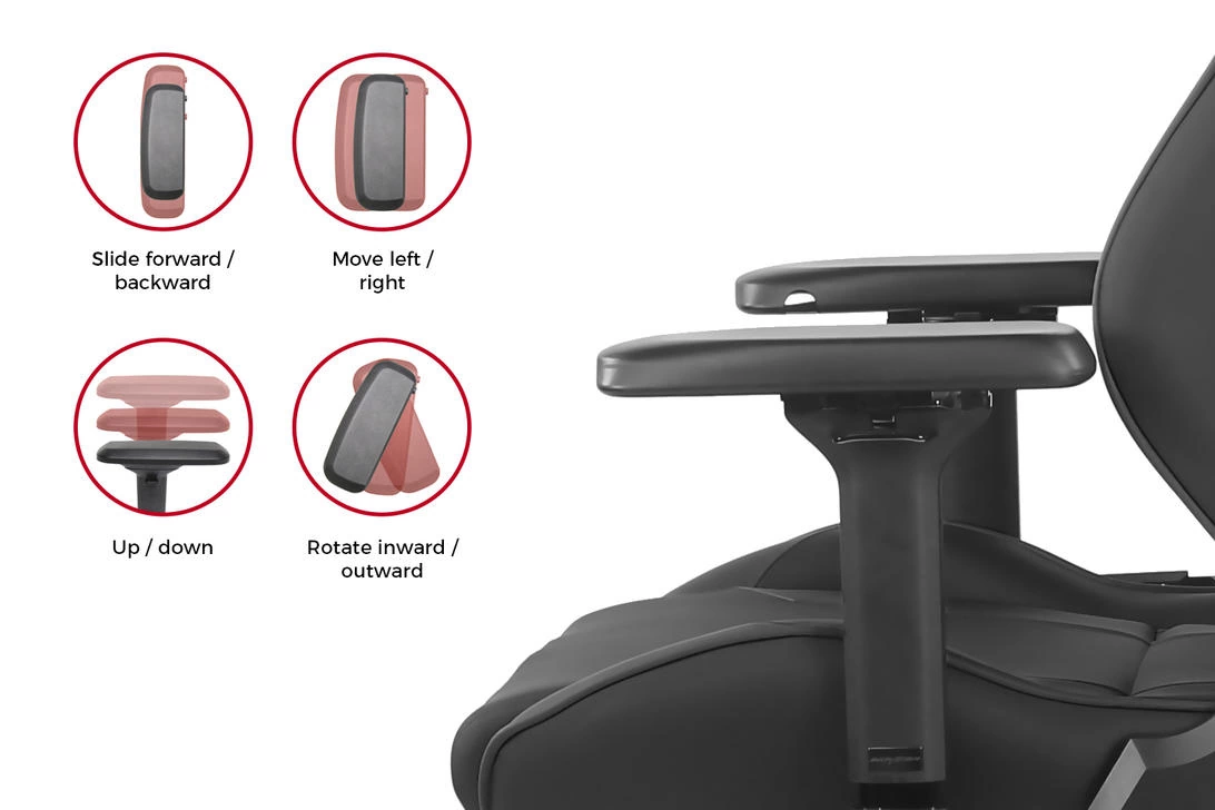 صندلی گیمینگ دی ایکس ریسر سری G 2021 مدل DXRacer GC-G001-N مشکی یکدست