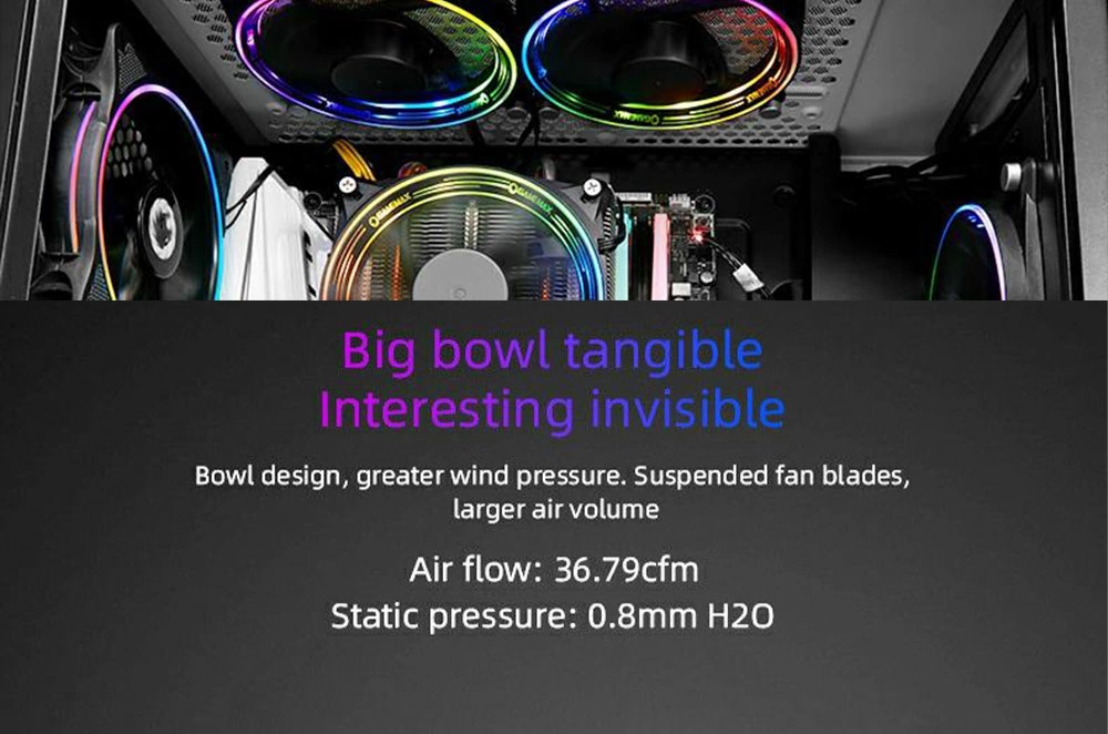 فن کیس گیم مکس Gamemax GMX-12-RBB