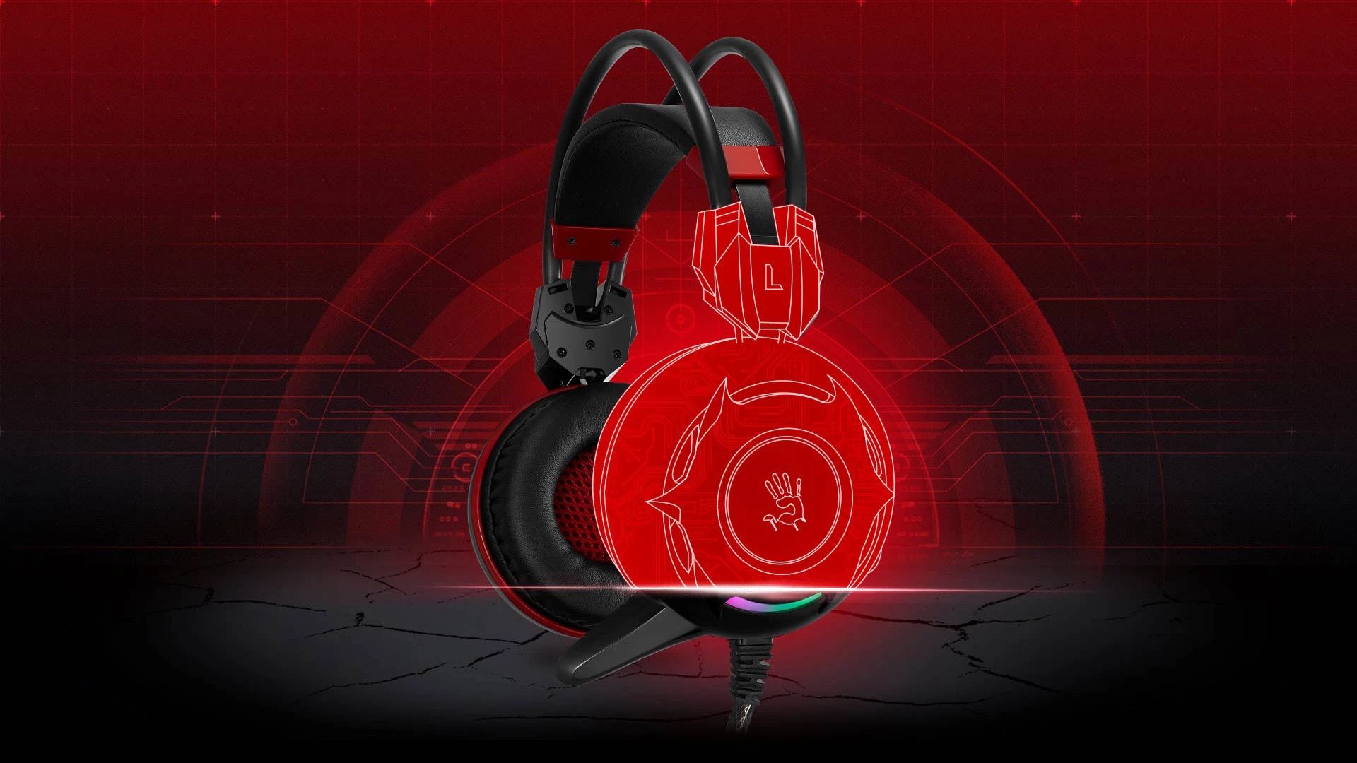 هدست گیمینگ A4tech Bloody G300 هدست گیمینگ A4tech Bloody G300