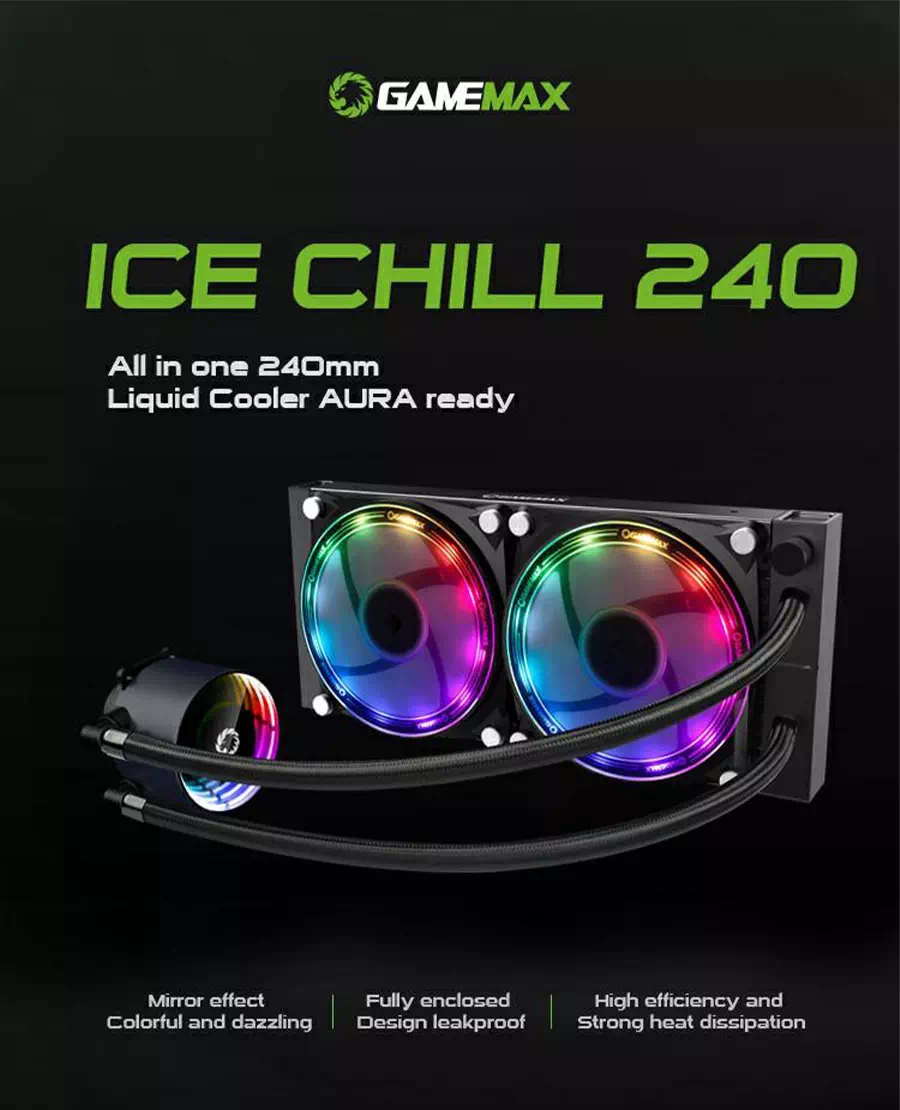 فن کیس گیم مکس Gamemax Ice Chill 240