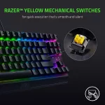 کيبورد گیمینگ ريزر Razer BlackWidow V3 Tenkeyless Yellow Switch - تصویر 4