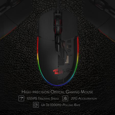 موس گیمینگ ردراگون Redragon INVADER M719