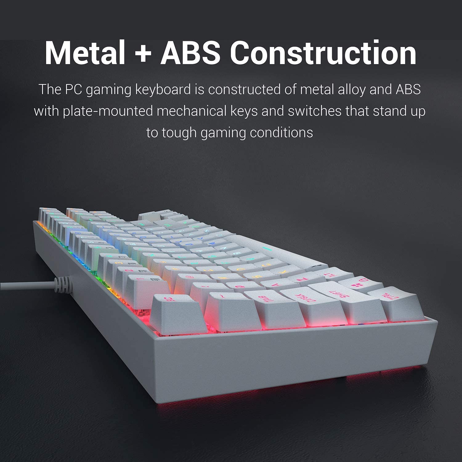 کیبورد گیمینگ ردراگون Redragon K552 KUMARA WHITE