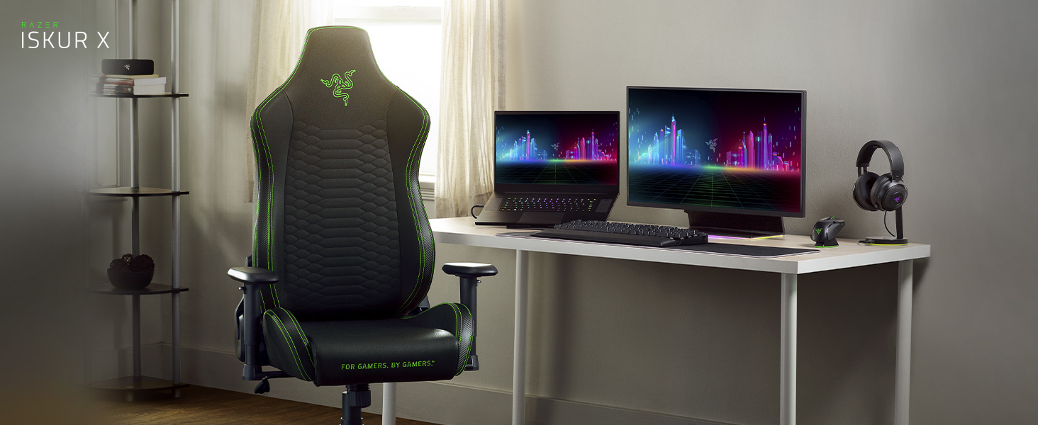 صندلی گیمینگ ریزر Razer Iskur X Green