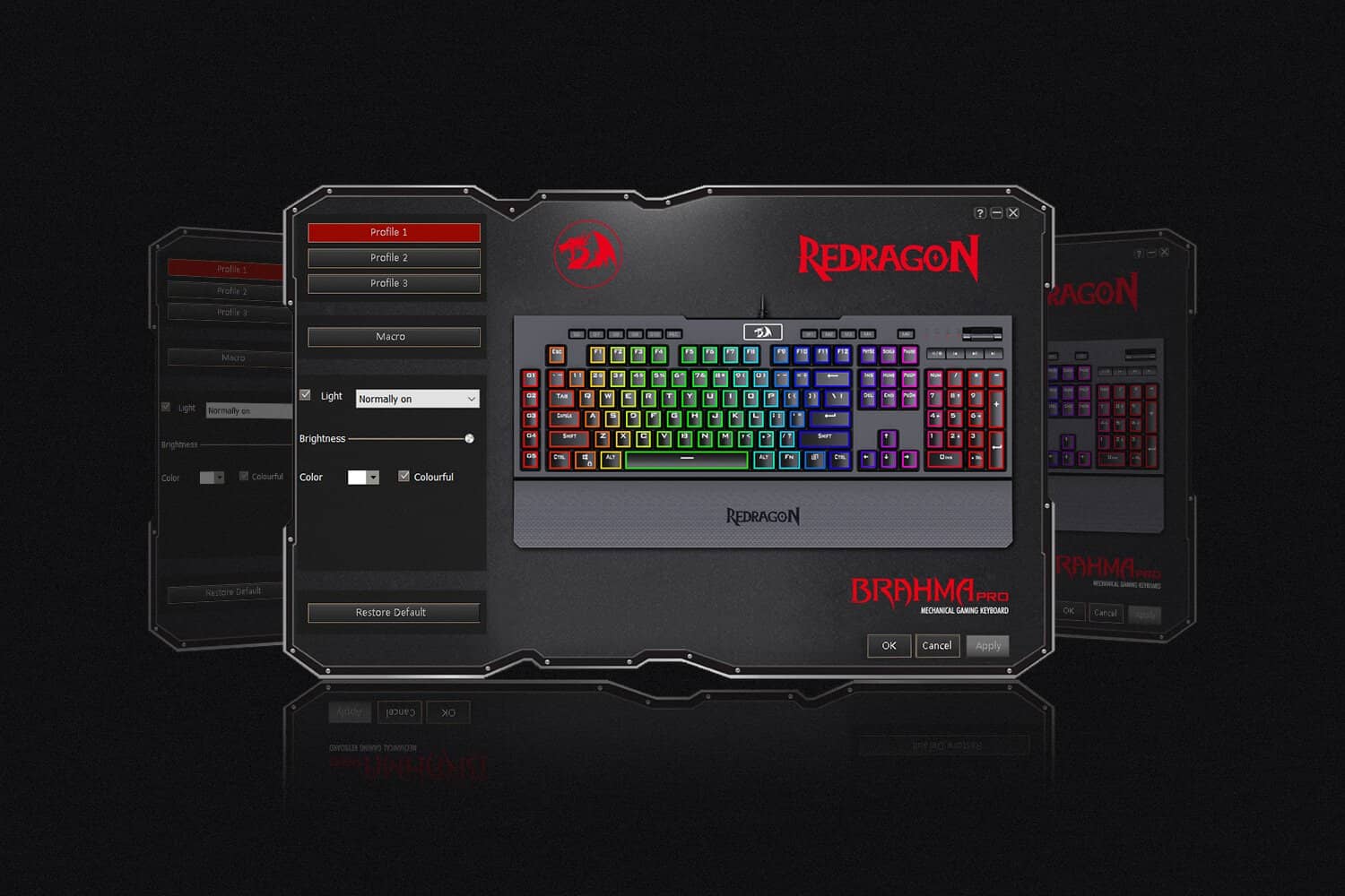 کیبورد گیمینگ ردراگون Redragon BRAHMA K586 کیبورد گیمینگ ردراگون Redragon BRAHMA K586