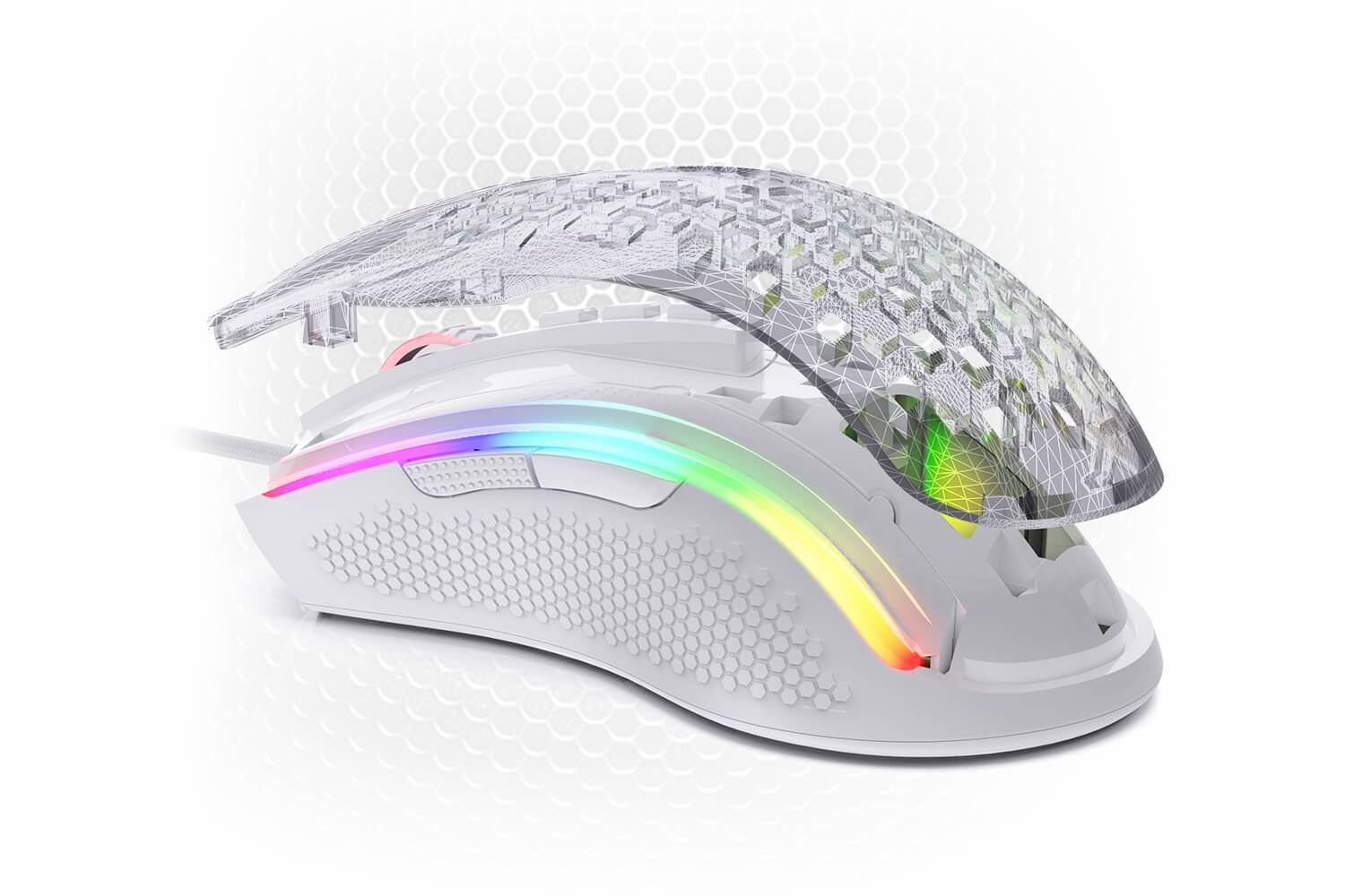 موس گیمینگ ردراگون Redragon STORM M808 White