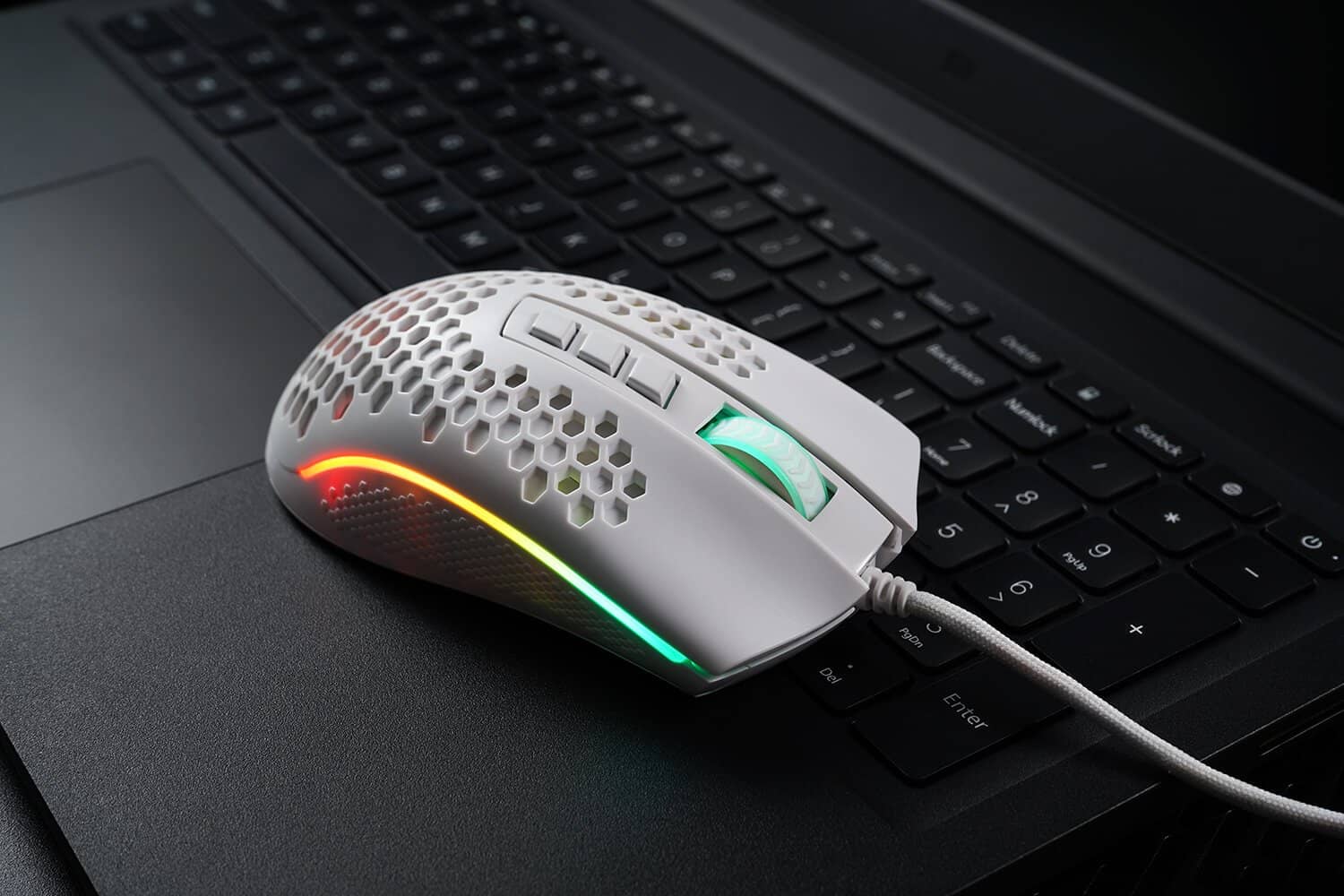موس گیمینگ ردراگون Redragon STORM M808 White