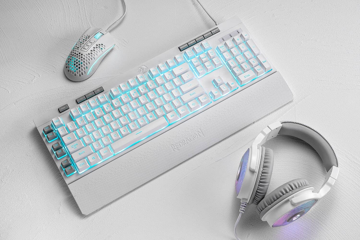 کیبورد گیمینگ ردراگون Redragon SHIVA K512 White