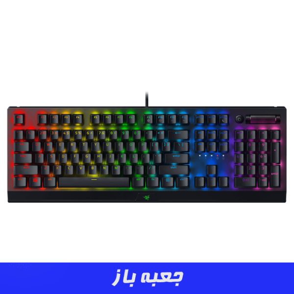 کيبورد گیمینگ ريزر Razer BlackWidow V3 با سوئیچ سبز (جعبه باز)