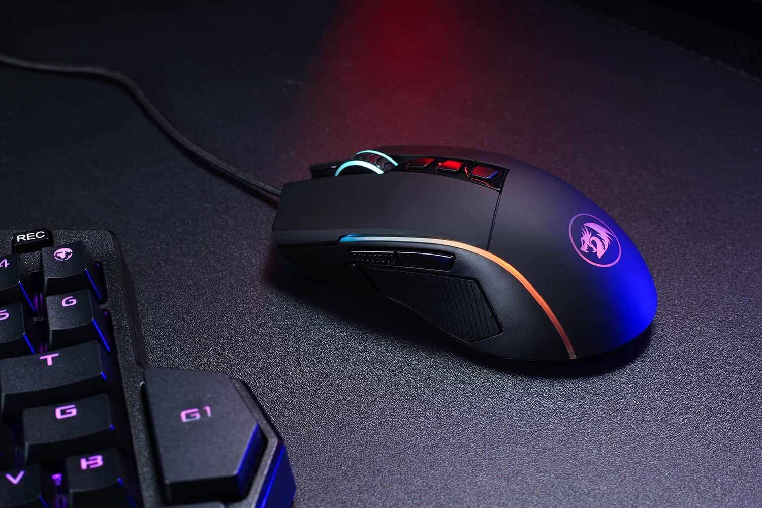 موس گیمینگ ردراگون Redragon Lonewolf2 M721 Pro