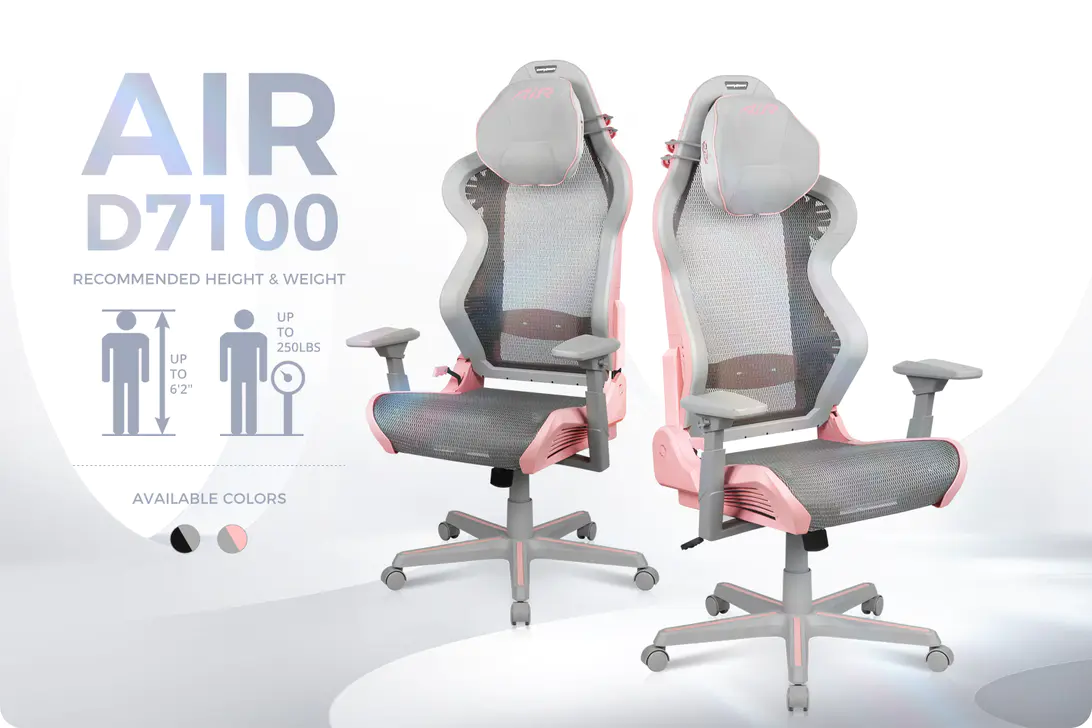 صندلی گیمینگ دی ایکس ریسر سری Air مدل OH/D7200/GP.G