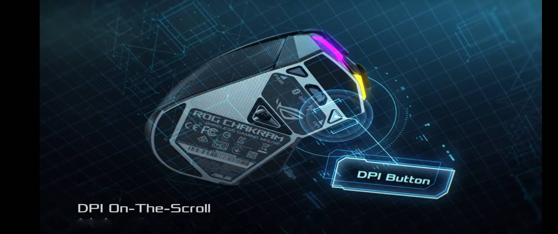 موس گیمینگ ASUS ROG Chakram wireless