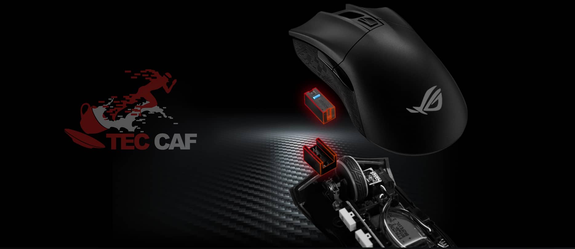 موس گیمینگ بی سیم ASUS ROG Gladius II