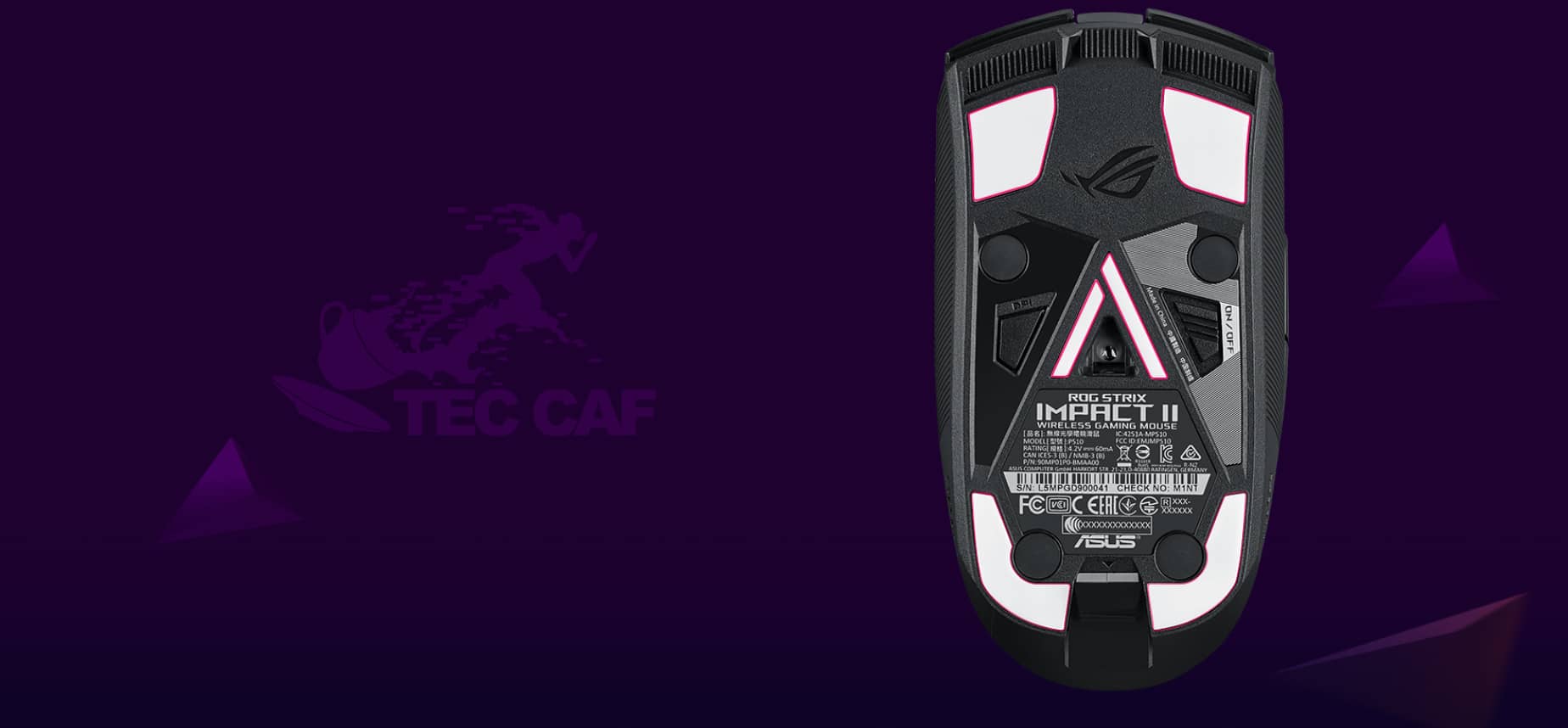 موس گیمینگ بی سیم ASUS ROG Strix Impact II Wireless