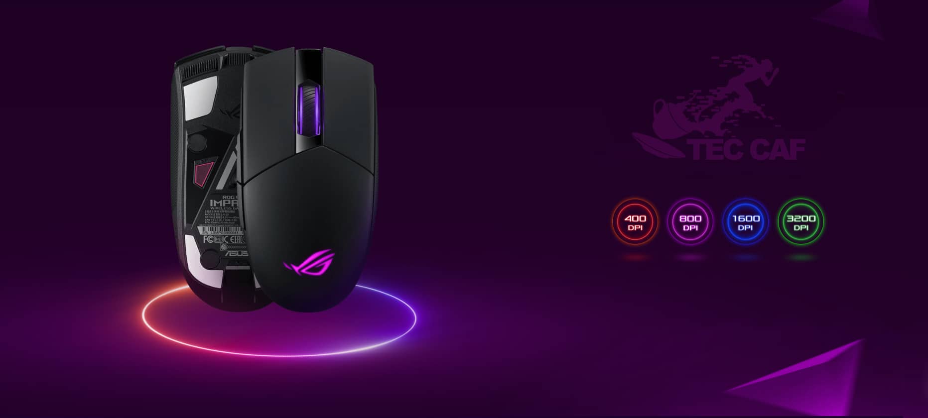 موس گیمینگ بی سیم ASUS ROG Strix Impact II Wireless