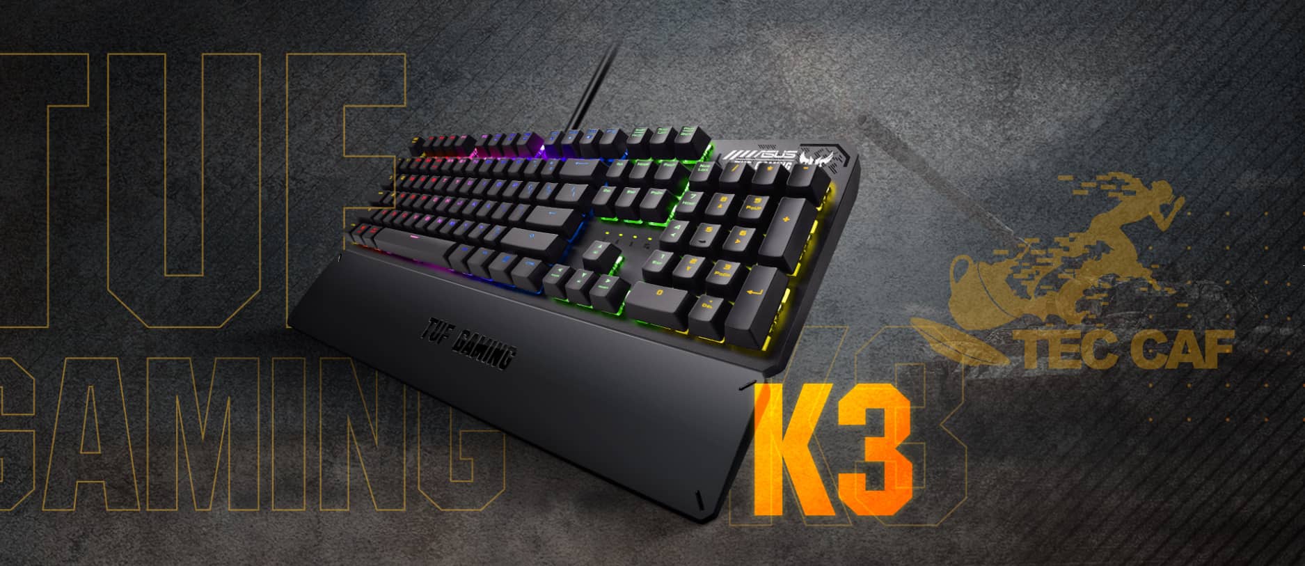 کیبورد گیمینگ ASUS TUF Gaming K3 RGB کیبورد گیمینگ ASUS TUF Gaming K3 RGB