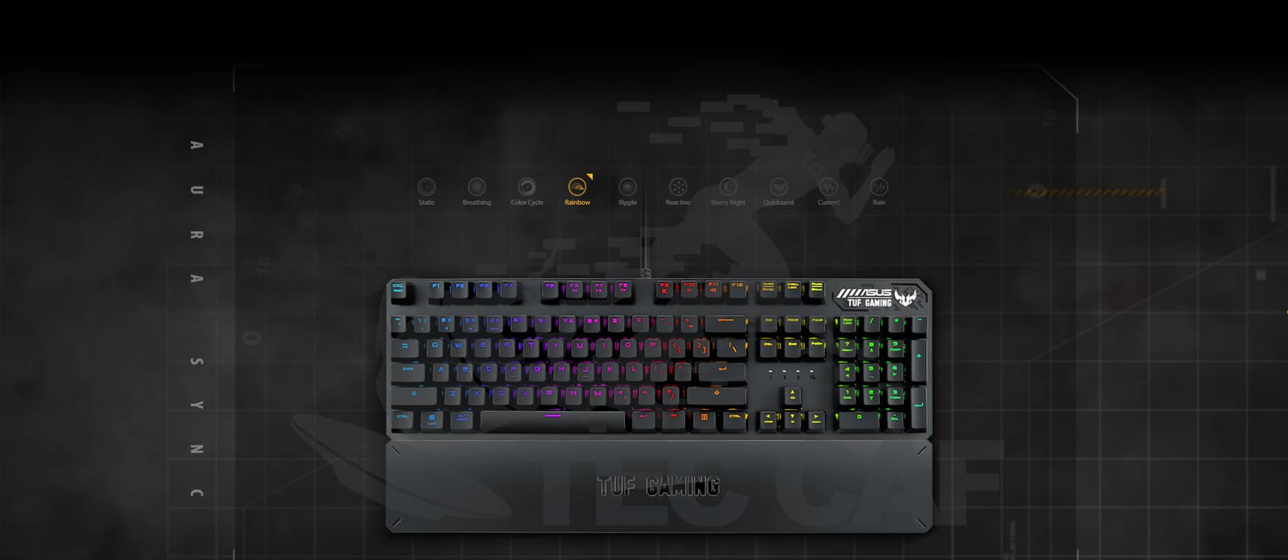 کیبورد گیمینگ ASUS TUF Gaming K3 RGB کیبورد گیمینگ ASUS TUF Gaming K3 RGB