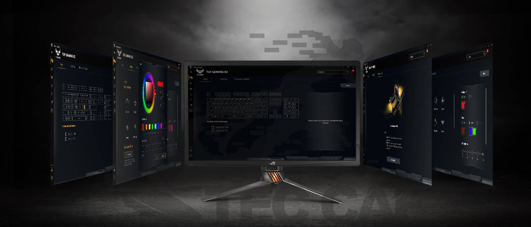 کیبورد گیمینگ ASUS TUF Gaming K3 RGB کیبورد گیمینگ ASUS TUF Gaming K3 RGB