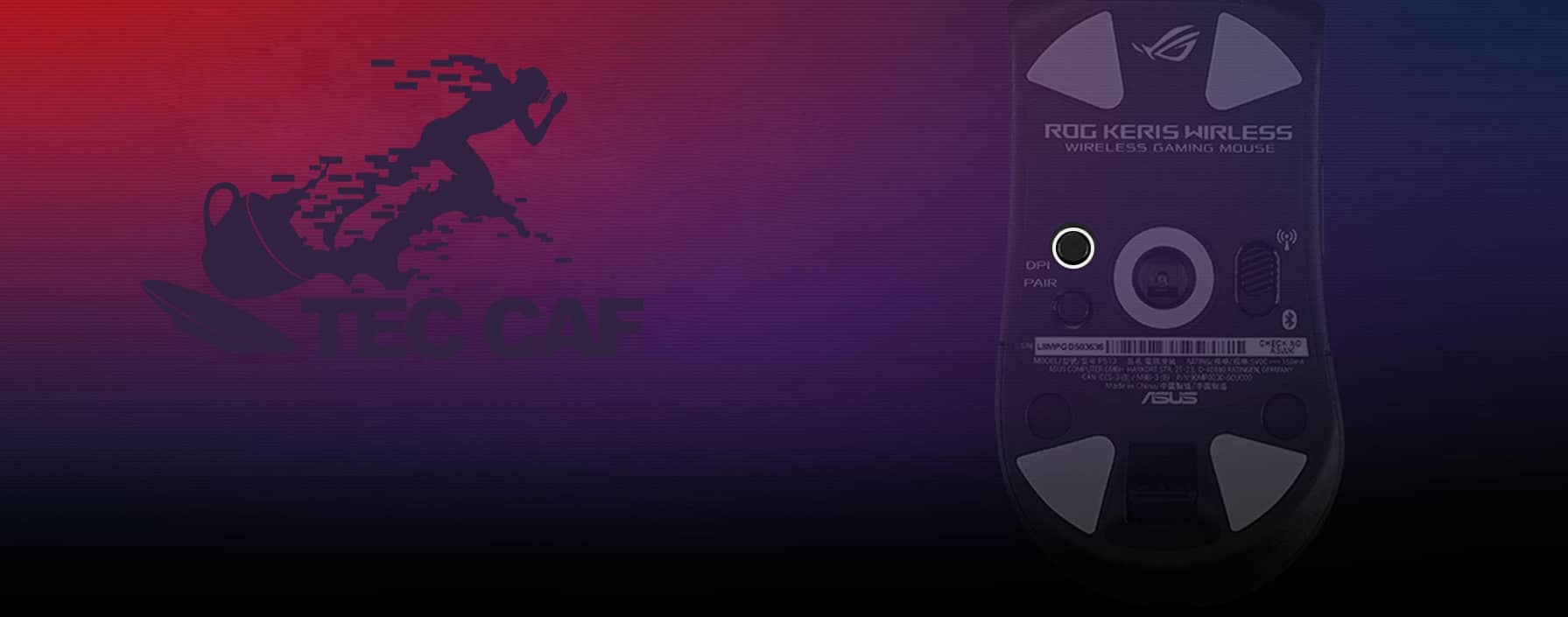موس گیمینگ بی سیم ASUS ROG Keris