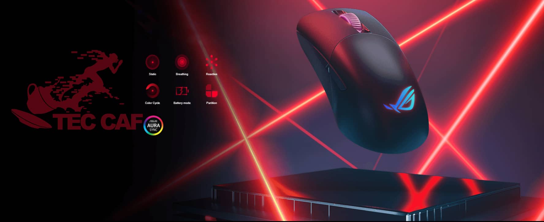 موس گیمینگ بی سیم ASUS ROG Keris