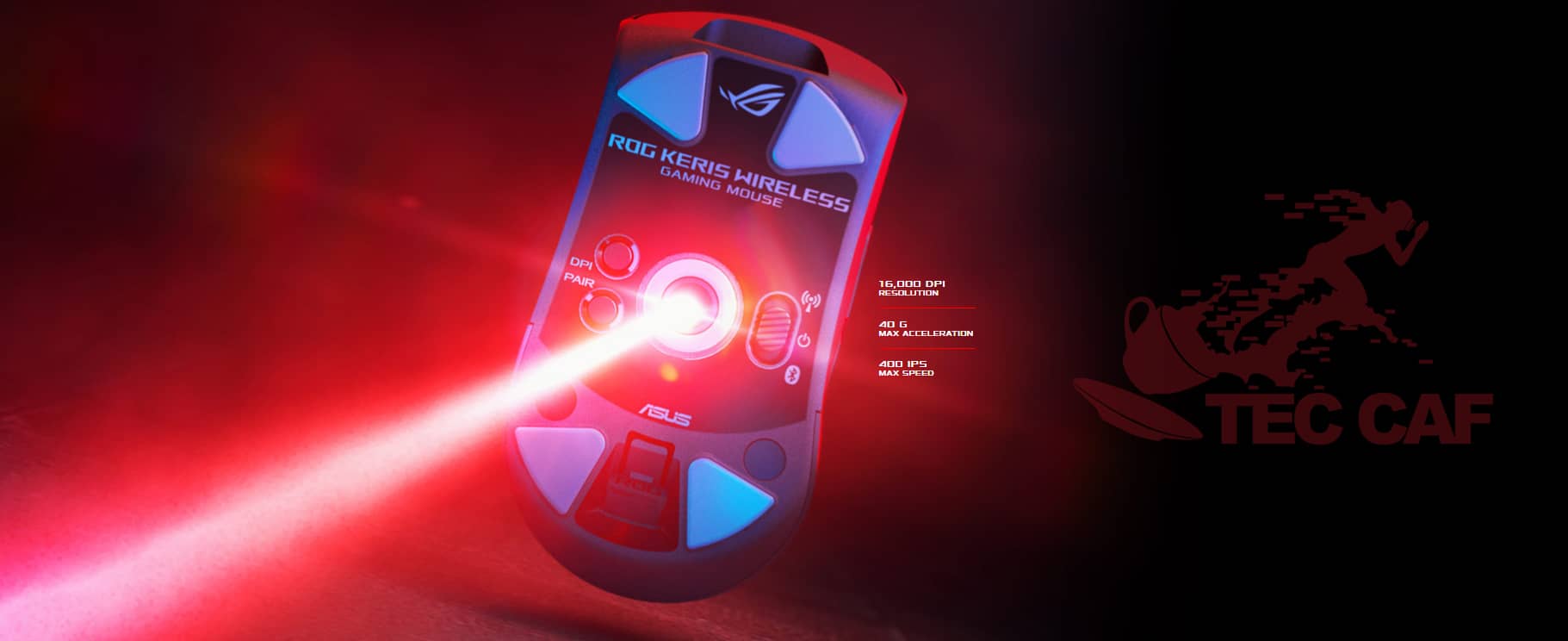 موس گیمینگ بی سیم ASUS ROG Keris