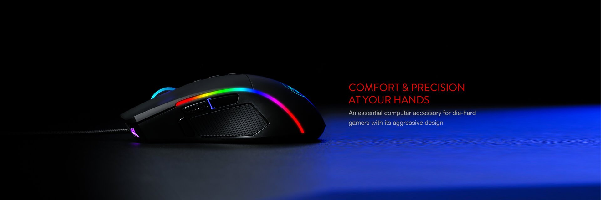 موس گیمینگ ردراگون Redragon Lonewolf2 M721 Pro