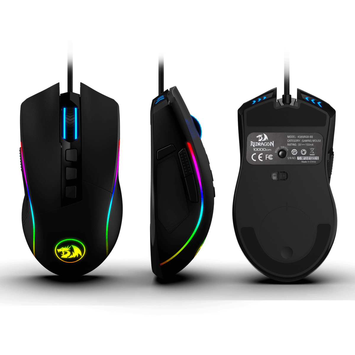 موس گیمینگ ردراگون Redragon Lonewolf2 M721 Pro