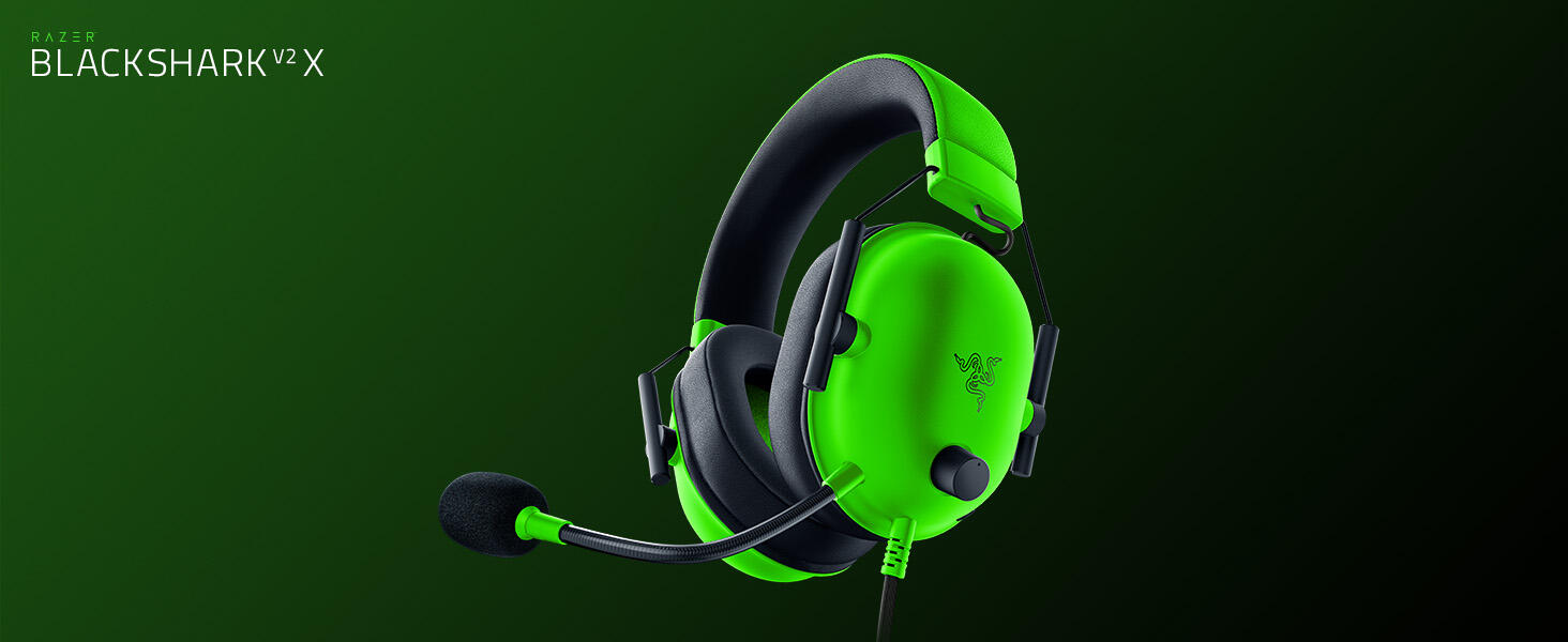 هدست گیمینگ ریزر RAZER Blackshark V2 X Green