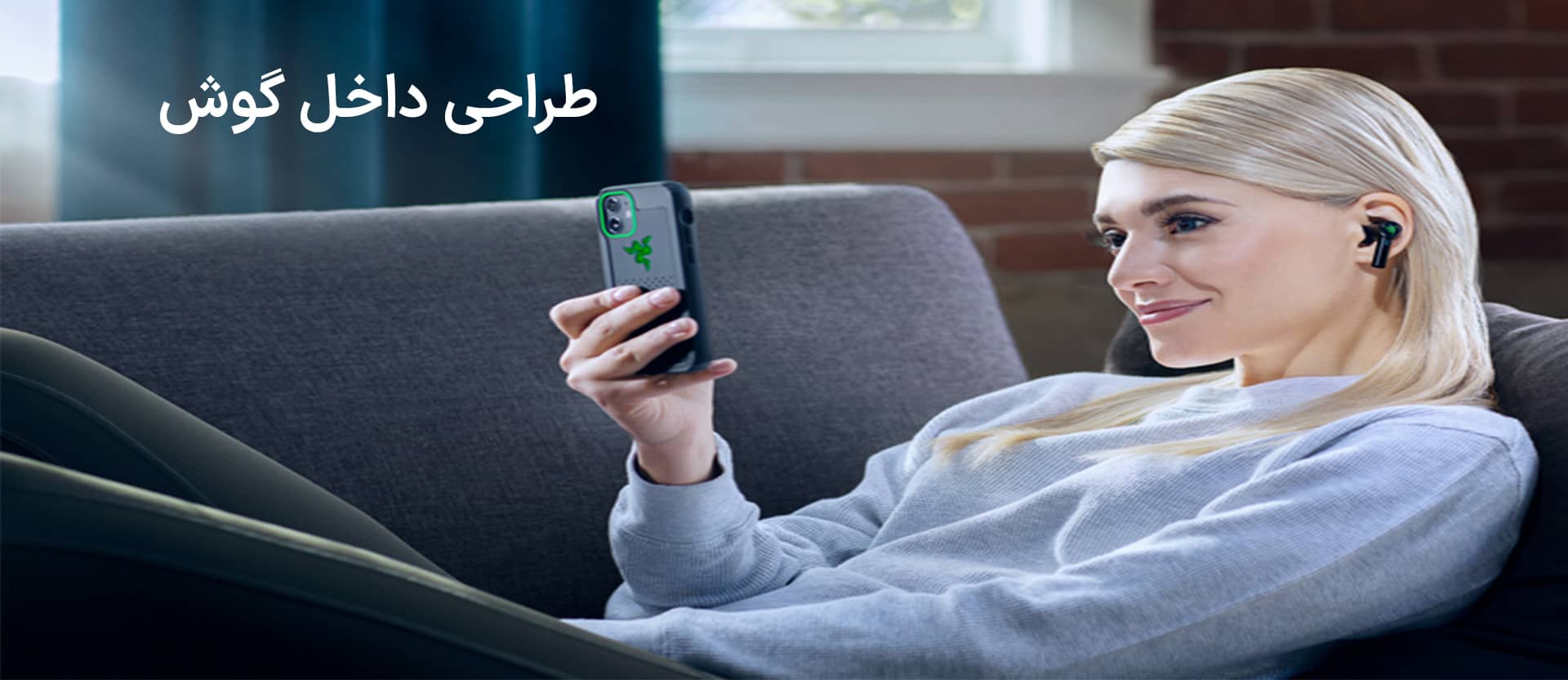 هدفون ریزر مدل Razer Hammerhead True Wireless Pro