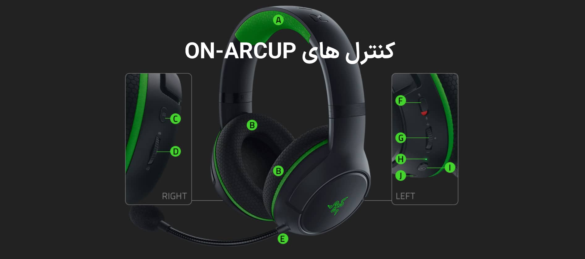 هدست گیمینگ ریزر Razer Kaira for Xbox