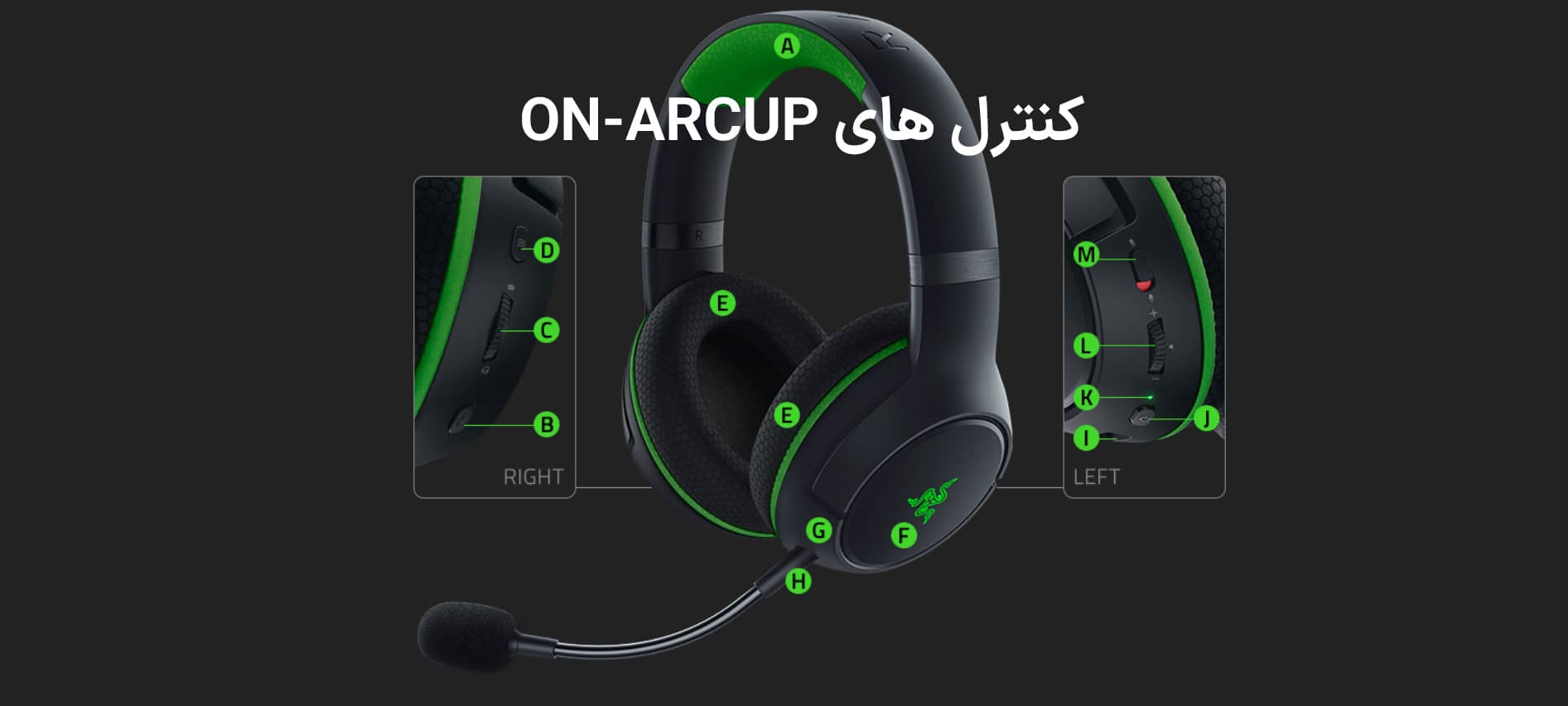 هدست گیمینگ ریزر Razer Kaira Pro for Xbox