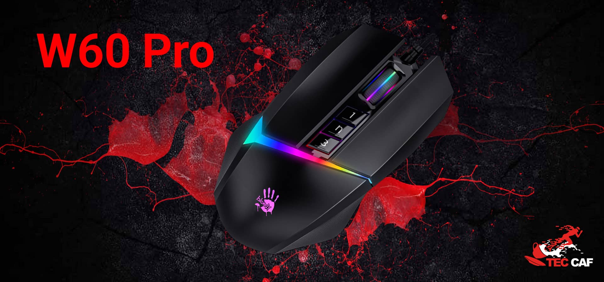 موس گیمینگ ای فورتک A4TECH BLOODY W60 Pro موس گیمینگ ای فورتک A4TECH BLOODY W60 Pro