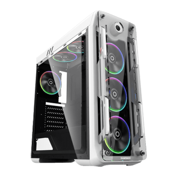کیس کامپیوتر GAME MAX Optical G510 رنگ سفید