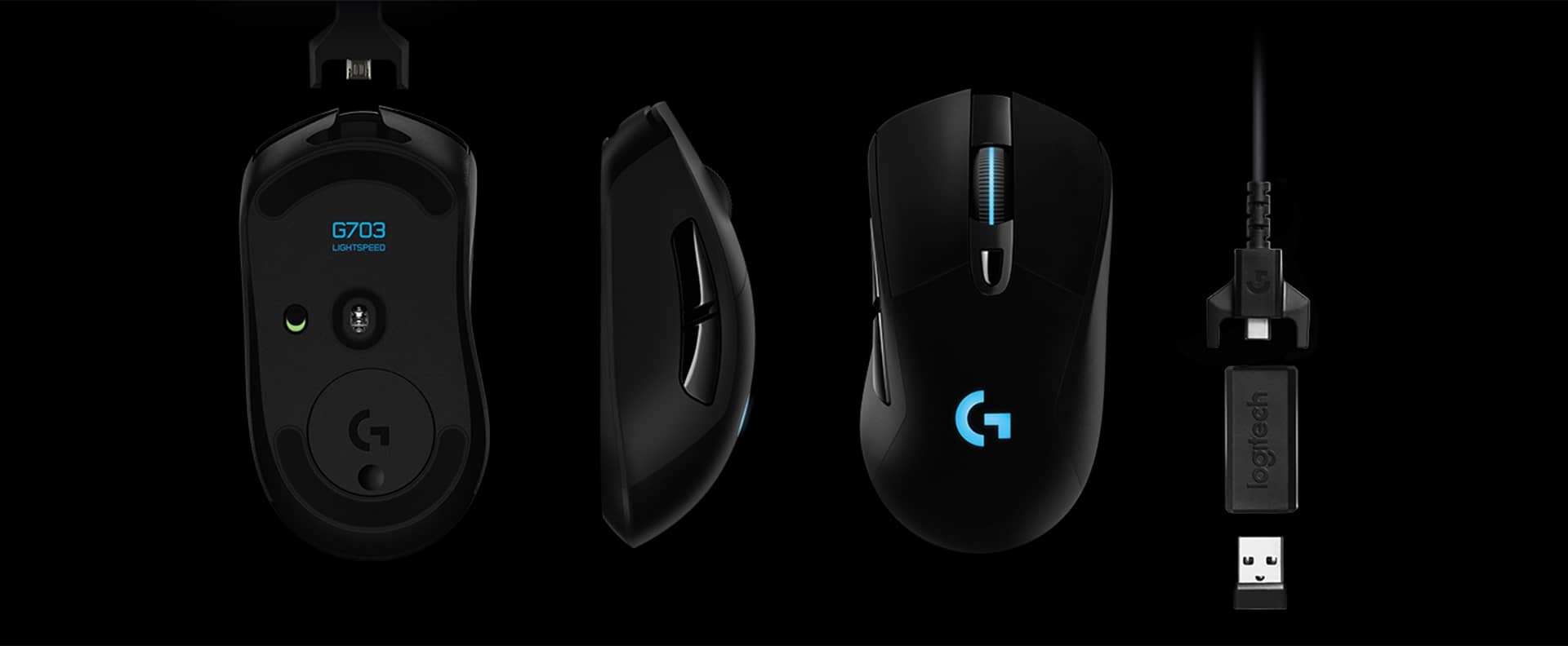 موس گیمینگ لاجیتک مدل Logitech G703