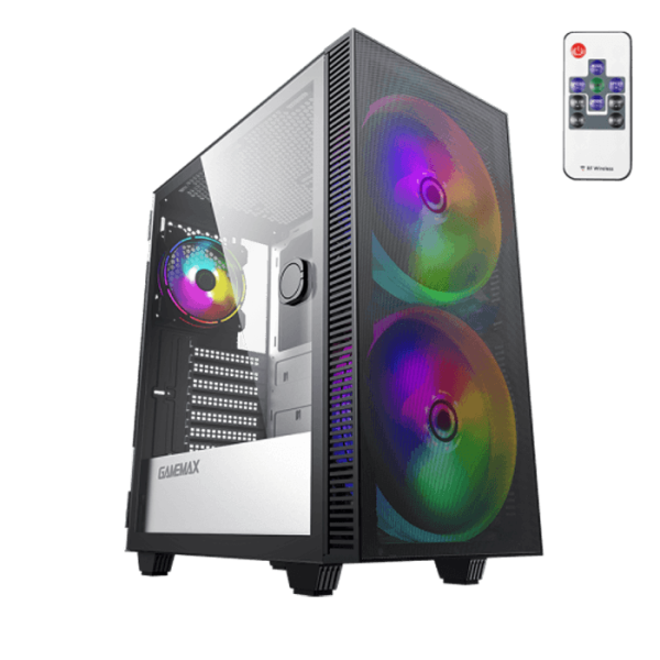 کیس گیمینگ گیم مکس GAMEMAX Aero رنگ مشکی